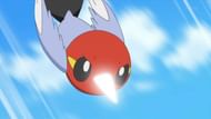A Pokemon using Drill Peck in the anime (Image via The Pokemon Company)